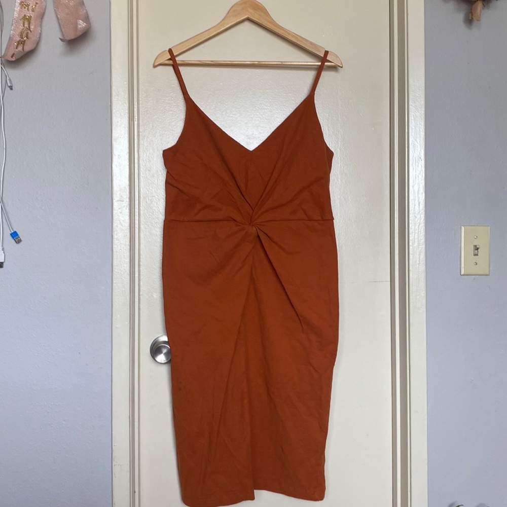 Burn Orange Tight dress